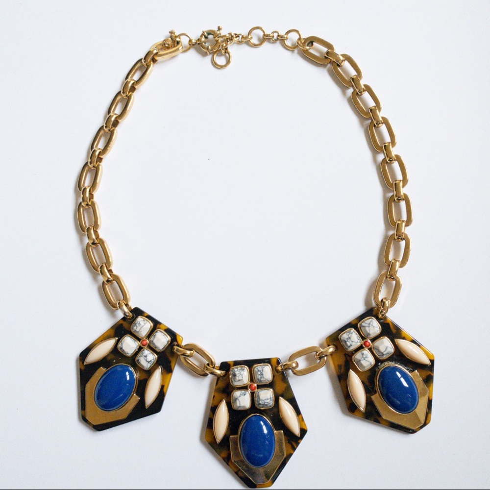 J.Crew Women’s Tortoise Stone Necklace